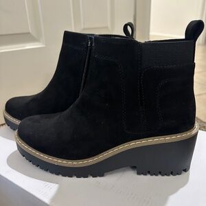 Women winter wedge boots